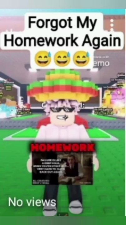 I Forgot My Homework Again... #roblox #robloxrant