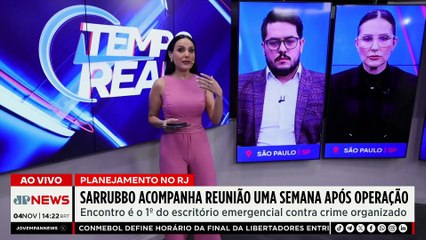 Governo Federal e do RJ fazem primeira reunião do Escritório de Combate ao Crime; veja | TEMPO REAL