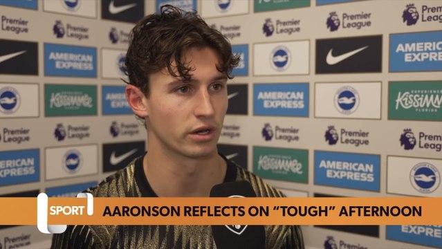 “It was tough to get chances!” | Brenden Aaronson | Brighton & Hove Albion 3-0 Leeds United