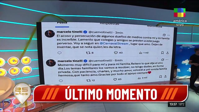 El mensaje de Rodrigo Lussich a Marcelo Tinelli