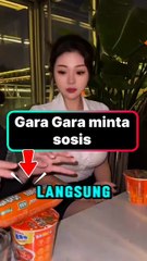 gara gara minta sosis #shorts #dramachina #douyin #feed