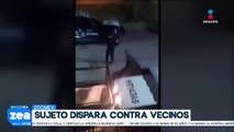 Sujeto de Acolman, Estado de México, disparó en contra de sus vecinos