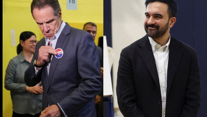 Candidatos votan en las elecciones de la alcaldía de Nueva York