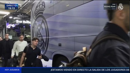 El REAL MADRID ya SALE hacia ANFIELD: OJO a las CARAS de los JUGADORES