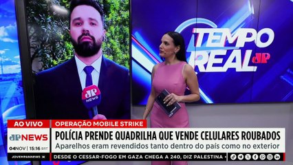 Polícia desarticula esquema de receptação de celulares em SP; saiba mais | TEMPO REAL