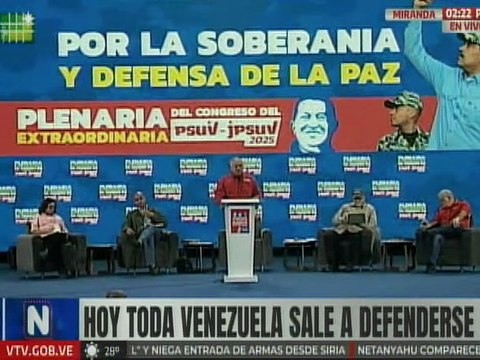 Sec. Gral. PSUV Diosdado Cabello: Una gran cantidad de venezolanos fijan una posición de soberanía