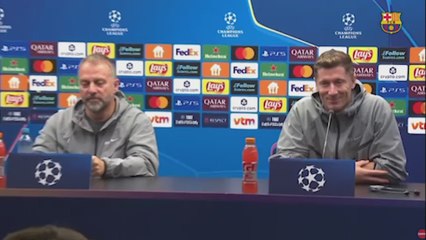 Momentazo Flick en la sala de prensa