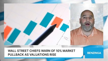 Wall Street Chiefs Warn Of 10% Market Pullback As Valuations Rise