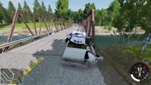 BeamNG Drive - Police Chase Crashes And Fails