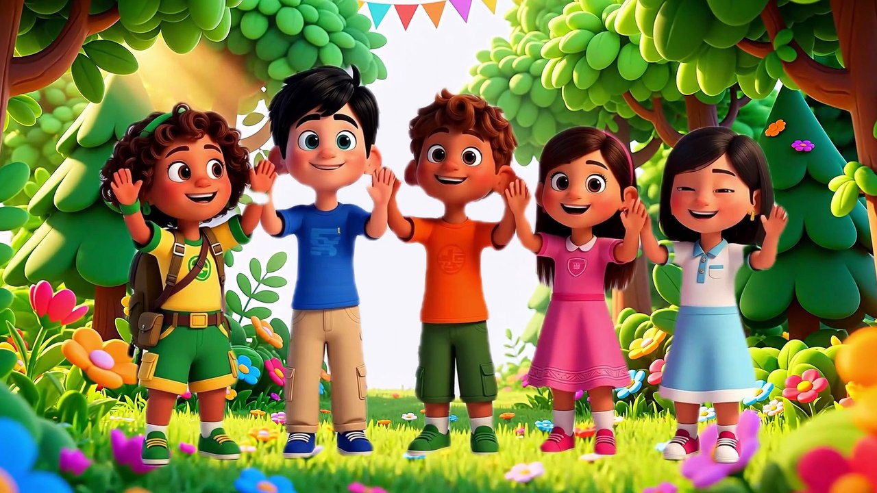 Aprende las vocales jugando en el bosque 🌳🎶