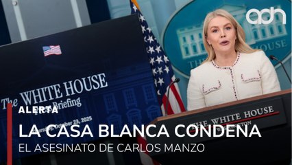 🚨¡Última Hora! La Casa Blanca condena el asesinato de Carlos Manzo, alcalde de Uruapan