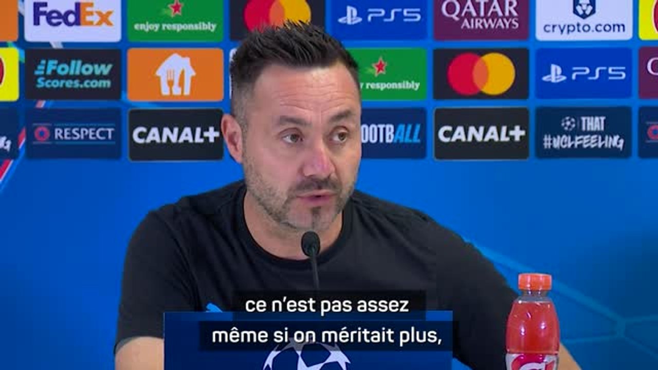 Marseille - De Zerbi : "L'Atalanta, un match spécial pour moi"