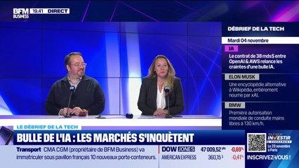 Bulle de l'IA : les marchés s'inquiètent - 04/11