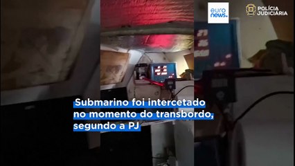 Portugal interceta narcosubmarino com 1,7 toneladas de cocaína a caminho da Península Ibérica