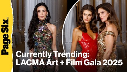 Currently Trending: The best red carpet looks from the LACMA Art + Film Gala 2025 red carpet: Demi Moore, Kaia Gerber, Cindy Crawford and more