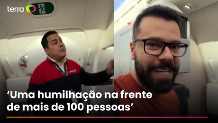 Influencer tem passagem cancelada e é expulso de avião ao tentar retornar dos EUA para o Brasil