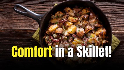 Easy Sweet Potato Beef Taco Skillet