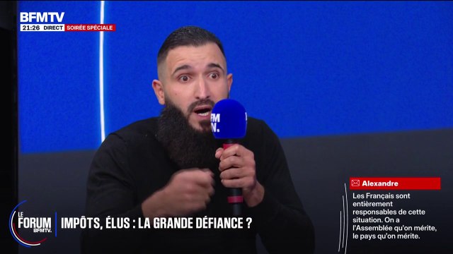 FORUM BFMTV - Impôts, élus: la grande défiance ?