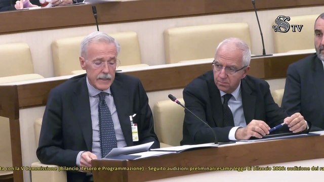 Roma - ​​​Audizioni preliminari esame legge di bilancio 2026 (04.11.25)