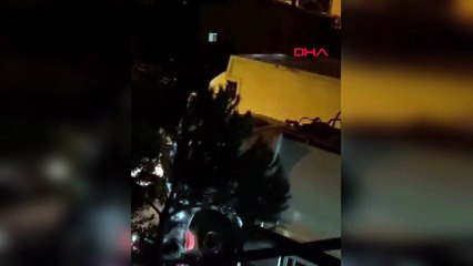 Ataşehir'de çöp kamyonu şoförüne levyeli saldırı; kavga kamerada