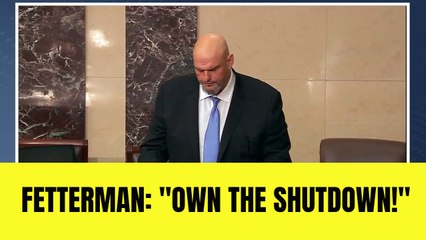Fetterman Comments On Ending Shutdown During CNN Interview