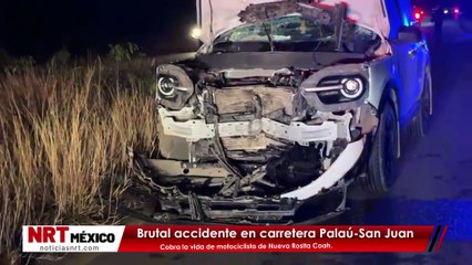 Motociclista pierde la vida en brutal accidente vial