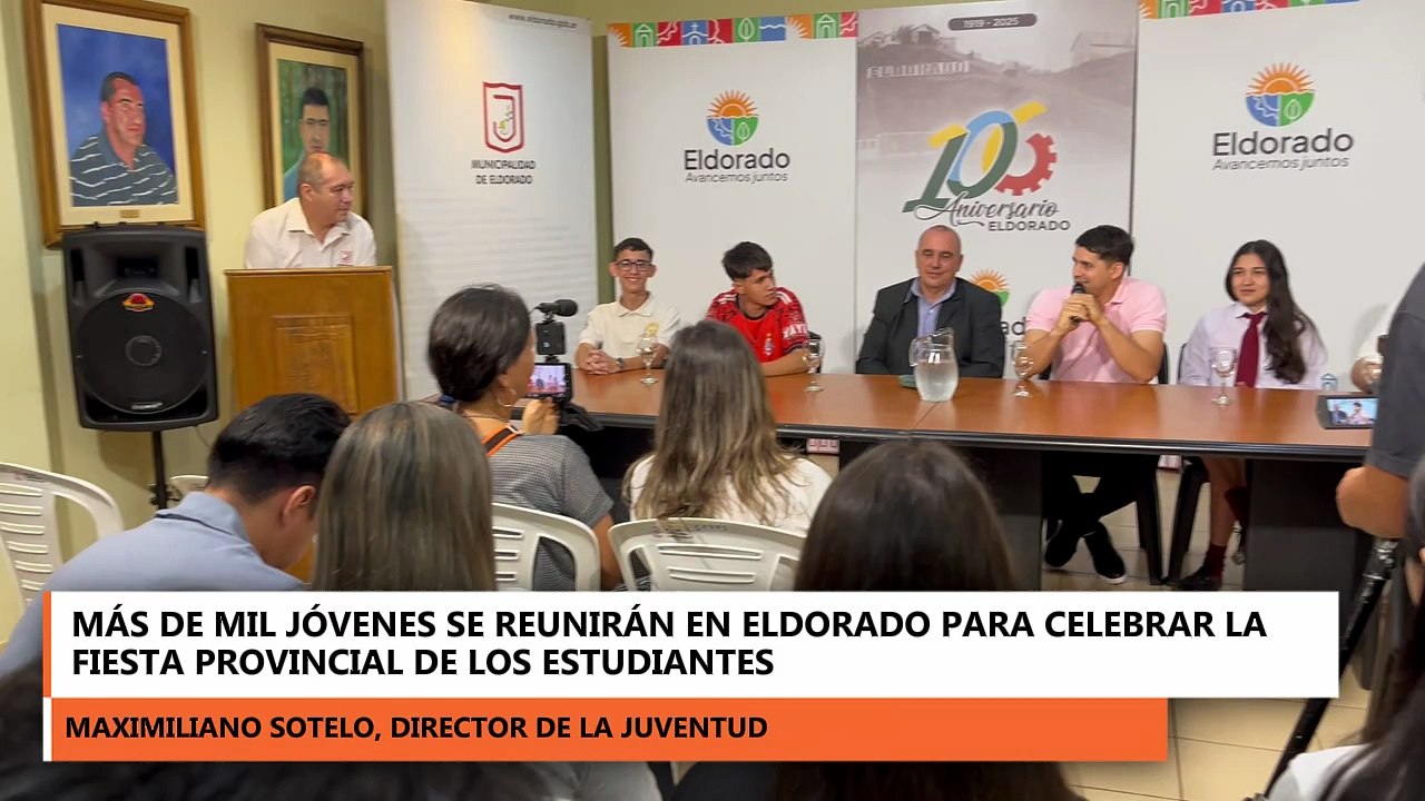 Eldorado se prepara para celebrar la Fiesta Provincial de los Estudiantes