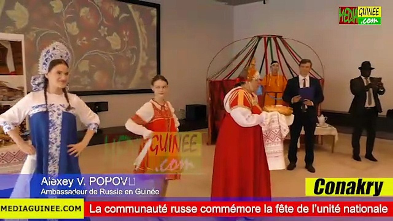 Fête de l’unité nationale russe : l’Ambassade de Russie en Guinée célèbre l’amitié entre Moscou et Conakry