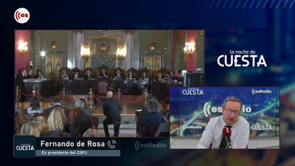 Fernando de Rosa sobre la actitud del fiscal general en el juicio: "Ya no hay ningún tipo de dignidad, ni decencia"