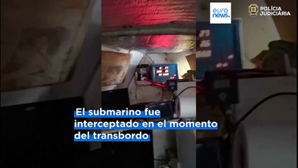 Portugal intercepta un narcosubmarino con 1,7 toneladas de cocaína camino a la Península Ibérica