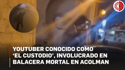 Youtuber conocido como 'El Custodio' mata a tres personas en Acolman, Edomex