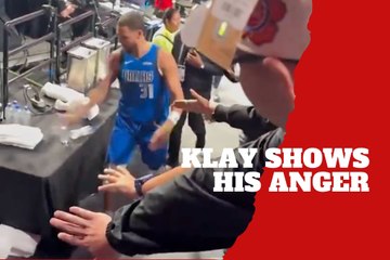 Klay Thompson shows his fury as fans expected something different after another tough Mavericks loss