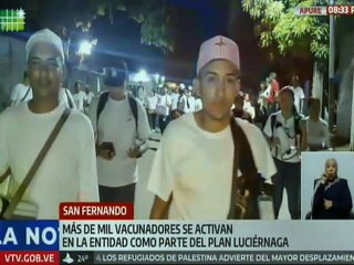 Más de mil vacunadores fueron desplegados como parte del Plan Luciérnaga en el estado Apure