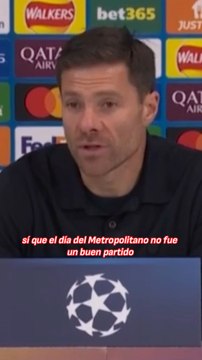 Xabi Alonso: No vivimos en picos