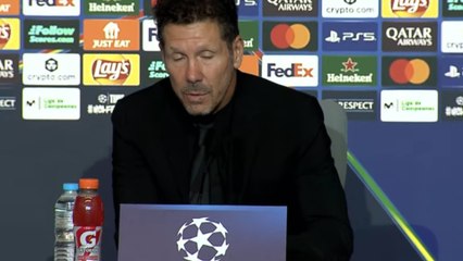 Rueda de prensa de Diego Pablo Simeone