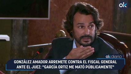 González Amador arremete contra el fiscal general ante el juez: "García Ortiz me mató públicamente"