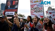 Hundreds protest against Israel’s involvement in Sydney defence expo