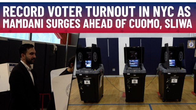 NYC Election Results BREAKING: Historic Voter Turnout in NYC | Mamdani Ahead of Cuomo, Sliwa