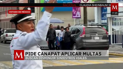 CANAPAT pide implementar multas de tránsito para disminuir siniestros viales en Edomex