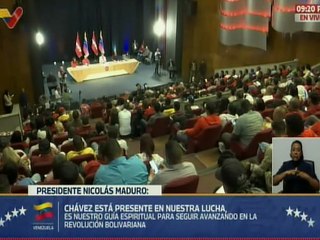 Jefe de Estado: Chávez es nuestro guía espiritual y está presente en nuestras luchas