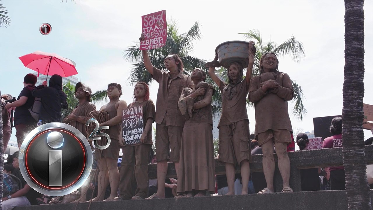 Mga estudyante, balot sa putik nang pumunta sa kilos-protesta laban sa korapsyon | I-Witness