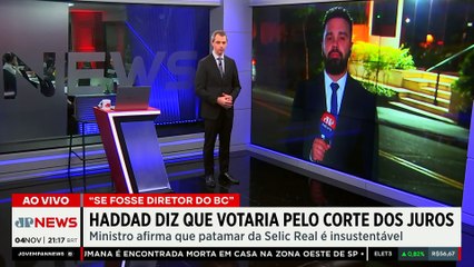 Haddad diz que votaria para cortar juros se fosse diretor do BC