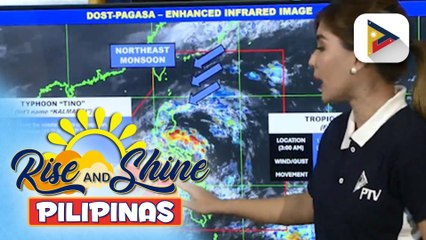 Bagyong #TinoPH, patuloy na magpapaulan sa ilang bahagi ng bansa; Panibagong bagyo sa labas ng PAR, posibleng maabot ang ‘super typhoon’ category