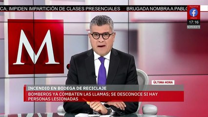 ÚLTIMA HORA: Reportan un incendio en una bodega de reciclaje en Iztapalapa