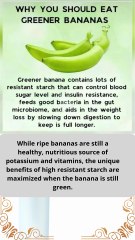 why you should eat greener bananas