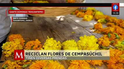 Artesano zapoteca recicla flores de cempasúchil para teñir textiles | Milenio Hábitat