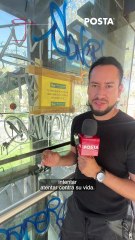 💬 Mensajes que detienen pasos y salvan vidas, así luce hoy el puente de Analco 🌉