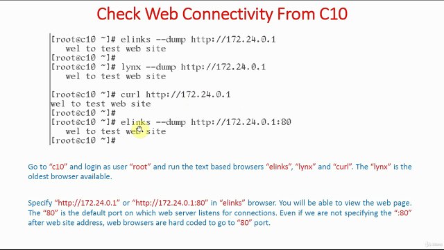 Test Web Connectivity From C10 | Launch Single Website Using Apache Web Server | Apache Web Server