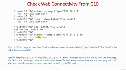 Test Web Connectivity From C10 | Launch Single Website Using Apache Web Server | Apache Web Server