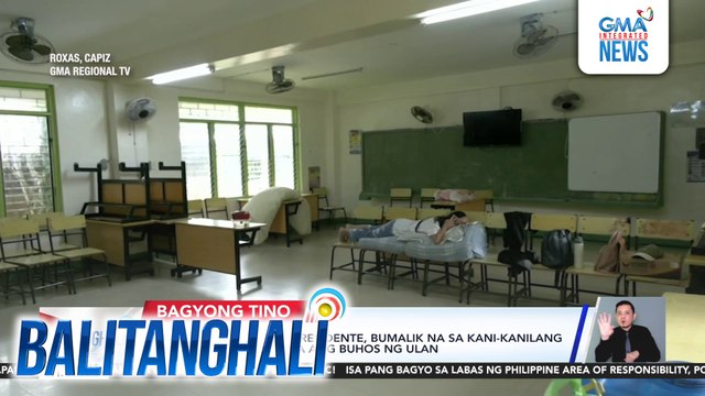Ilang lumikas na mga residente, bumalik na sa kani-kanilang bahay matapos humupa ang buhos ng ulan | Balitanghali